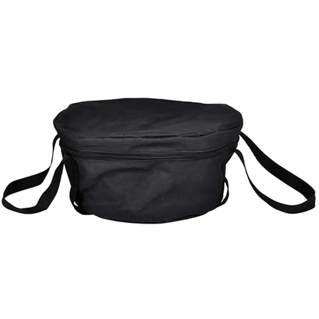 Dutch Oven Cooking Pot 9QT Camping Cookware Casserole Stew Roast Pot Black