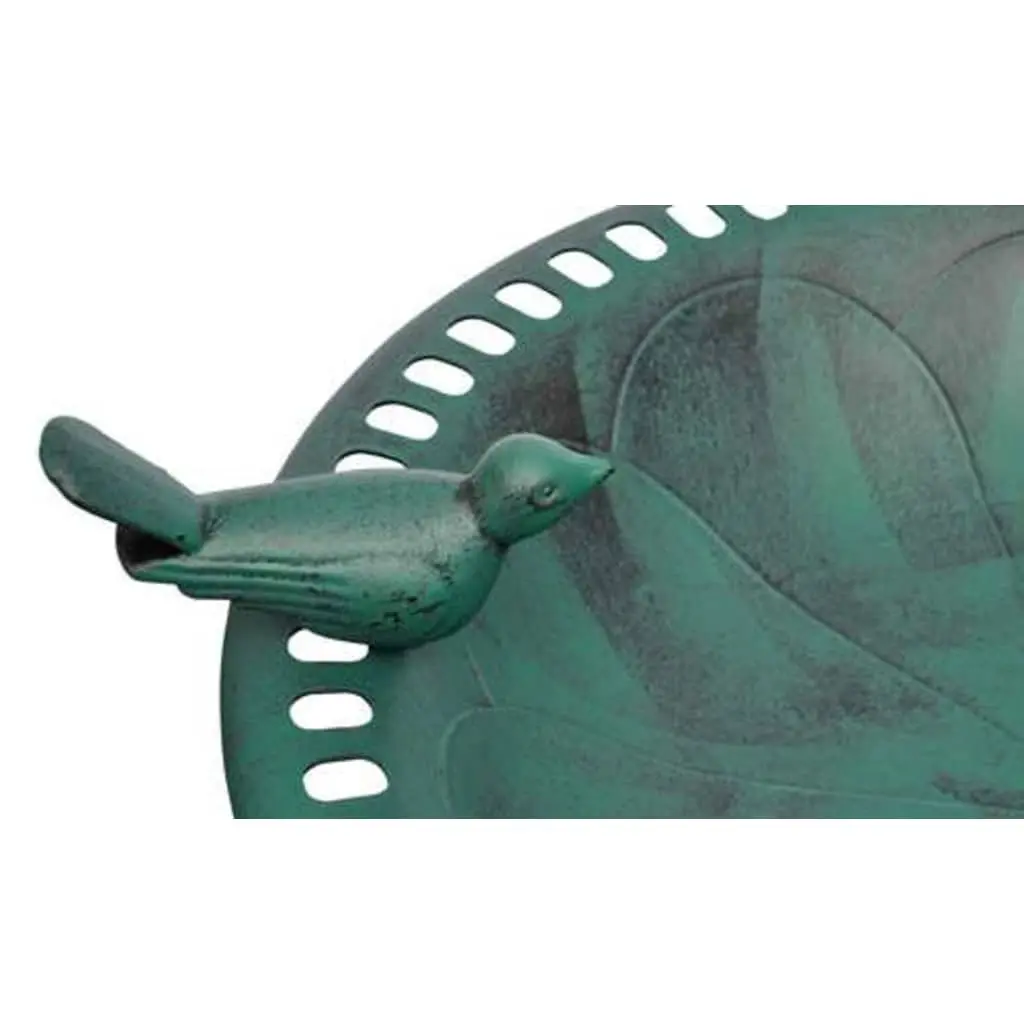 Bird Bath Decorative Outdoor Garden Patio Balcony Green