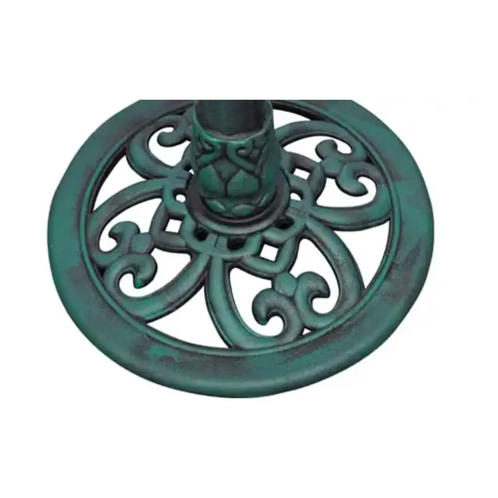 Bird Bath Decorative Outdoor Garden Patio Balcony Green
