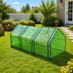 Reliable Greenhouse with Three Doors and Tear-Resistant Cover