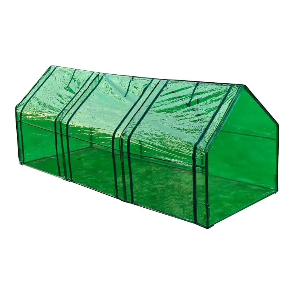 Greenhouse Garden Plant Shelter 3 Door Green Cover UV Protected Tear Resistant