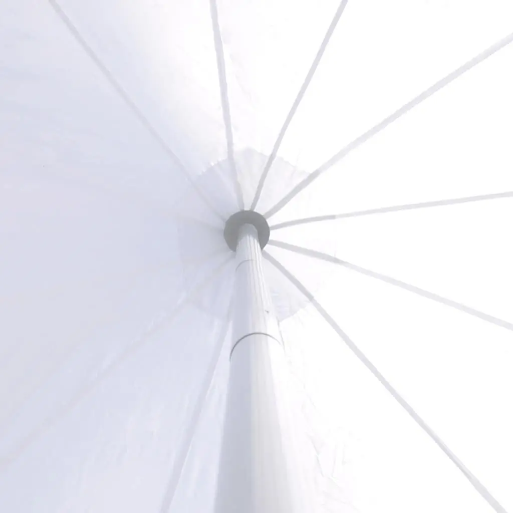 Garden Gazebo Canopy Shelter 14m White Outdoor Hexagon Star