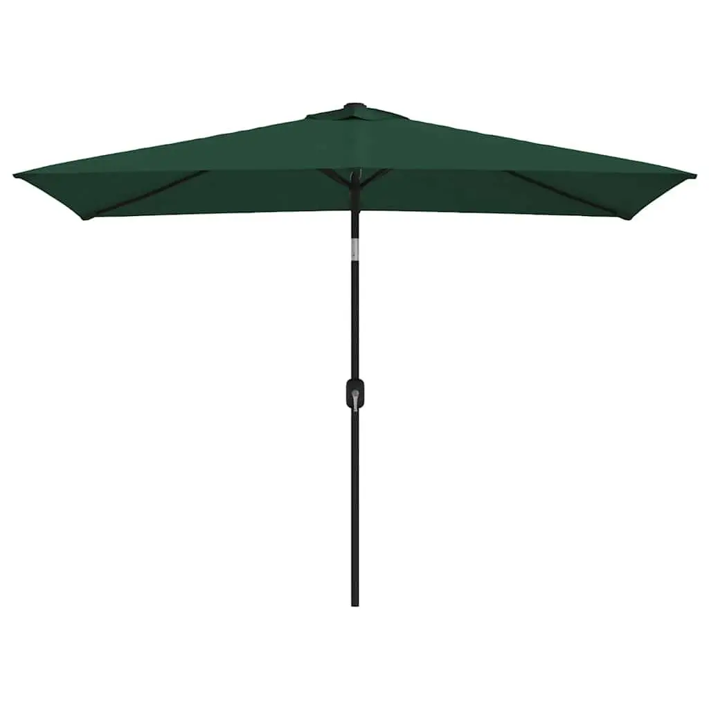 Garden Parasol UV Protective Outdoor Shade 200 x 300 cm Green