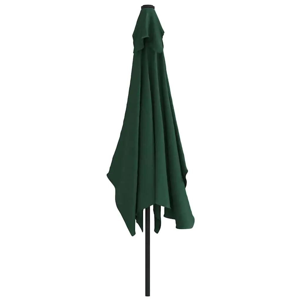 Garden Parasol UV Protective Outdoor Shade 200 x 300 cm Green