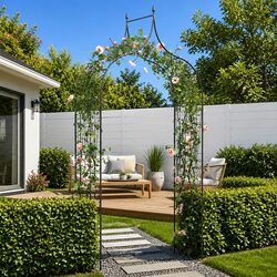 Reliable Dark Green Garden Arch for Your Plants