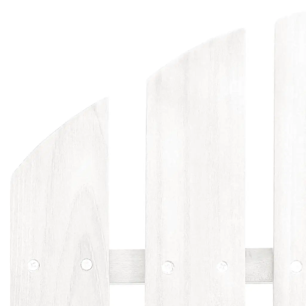 Garden Rocking Chair Outdoor Relaxation White Solid Hardwood