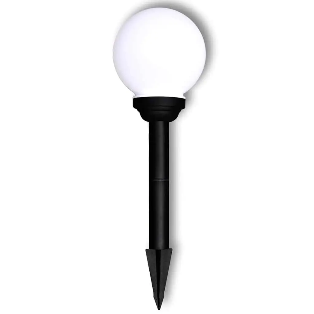 Outdoor Solar LED Lights Garden Decoration 15cm White 4 Piece Set