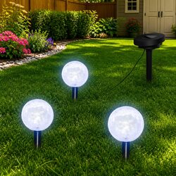 Reliable Solar LED Ball Lights for Outdoor Use