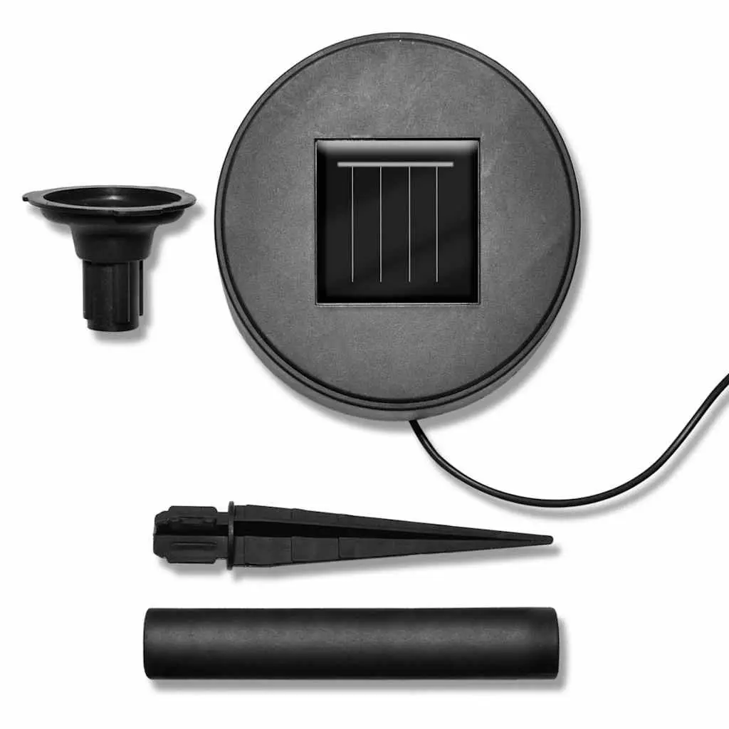 Solar LED Ball Lights Set Outdoor Pathway Lighting 3 Piece White