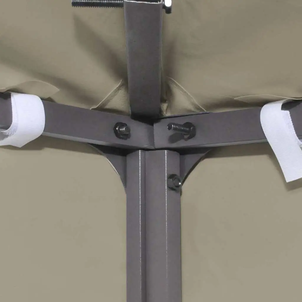 Waterproof Gazebo Canopy Top Cover Replacement 3x3m Beige Outdoor