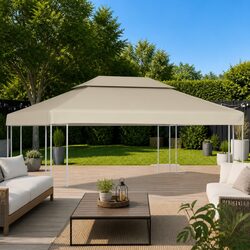 Reassuringly Durable Water-Resistant Gazebo Cover Top 3x4m
