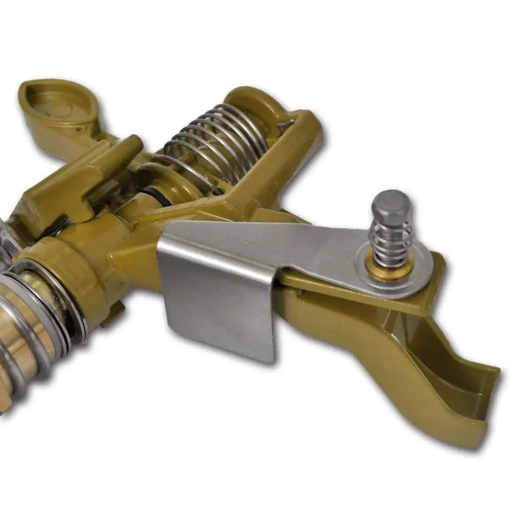Impulse Sprinkler Set Garden Watering 2 Piece Gold