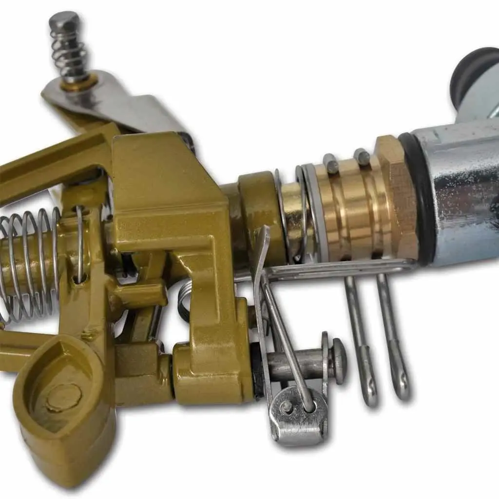 Impulse Sprinkler Set Garden Watering 2 Piece Gold