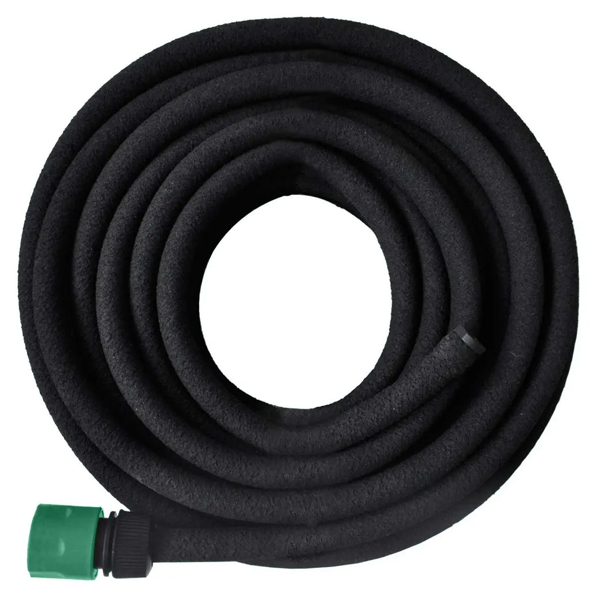 Soaker Hose Garden Watering Irrigation 50m 1/2" Connector Black