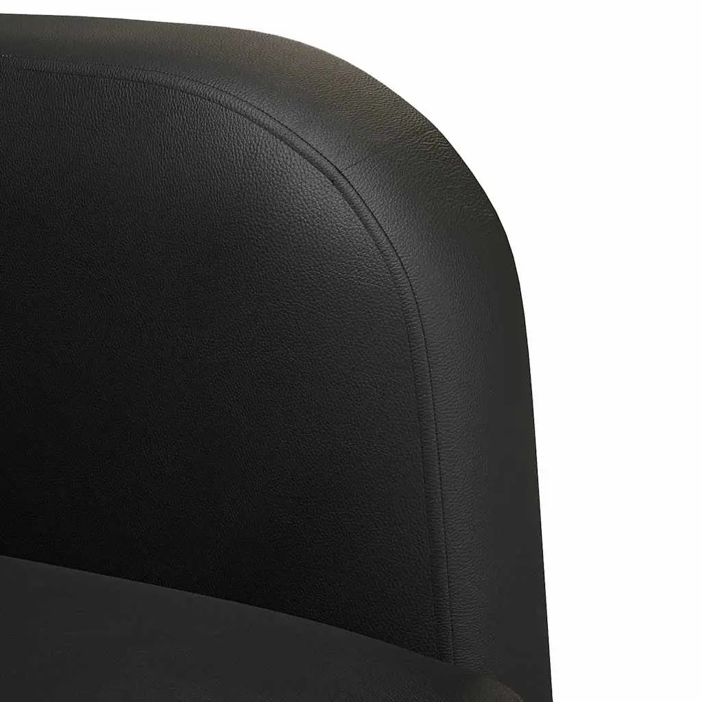 Loveseat Sofa Compact Two-Seater 110 cm Black