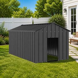 Value and Comfort in a Galvanised Steel Dog House