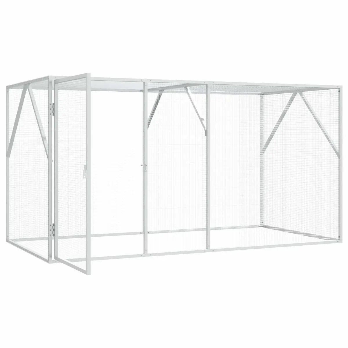 Anthracite Bird Cage for Outdoor Use
