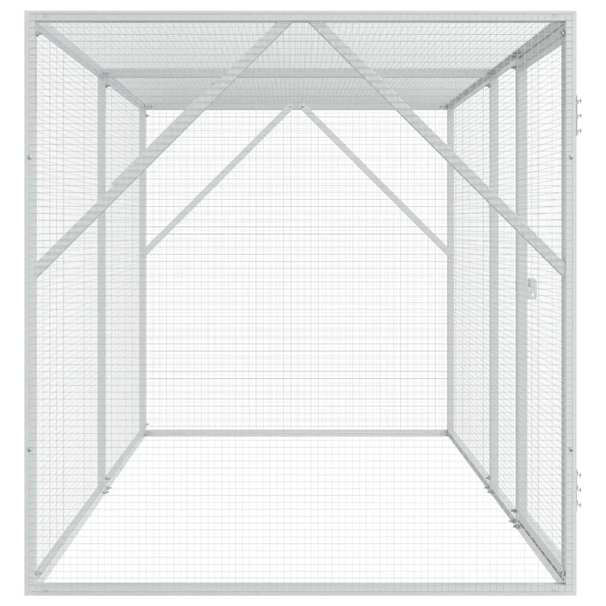 Anthracite Bird Cage for Outdoor Use