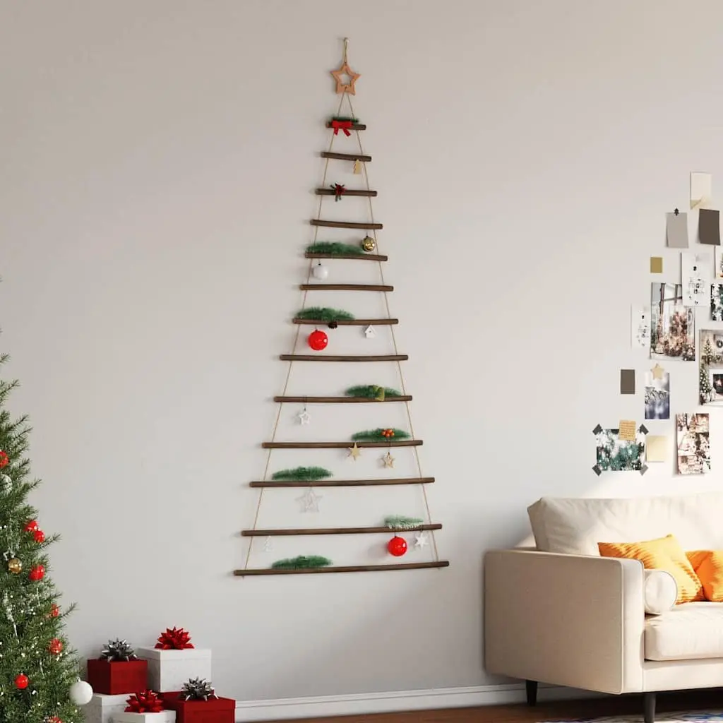 Natural Wood Branch Christmas Tree Decoration 86x180cm Wall Door Hanging