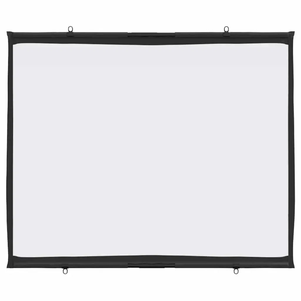 Projection Screen Wall-Hanging 60 Inch 4:3 Matte White Home Theater Classroom