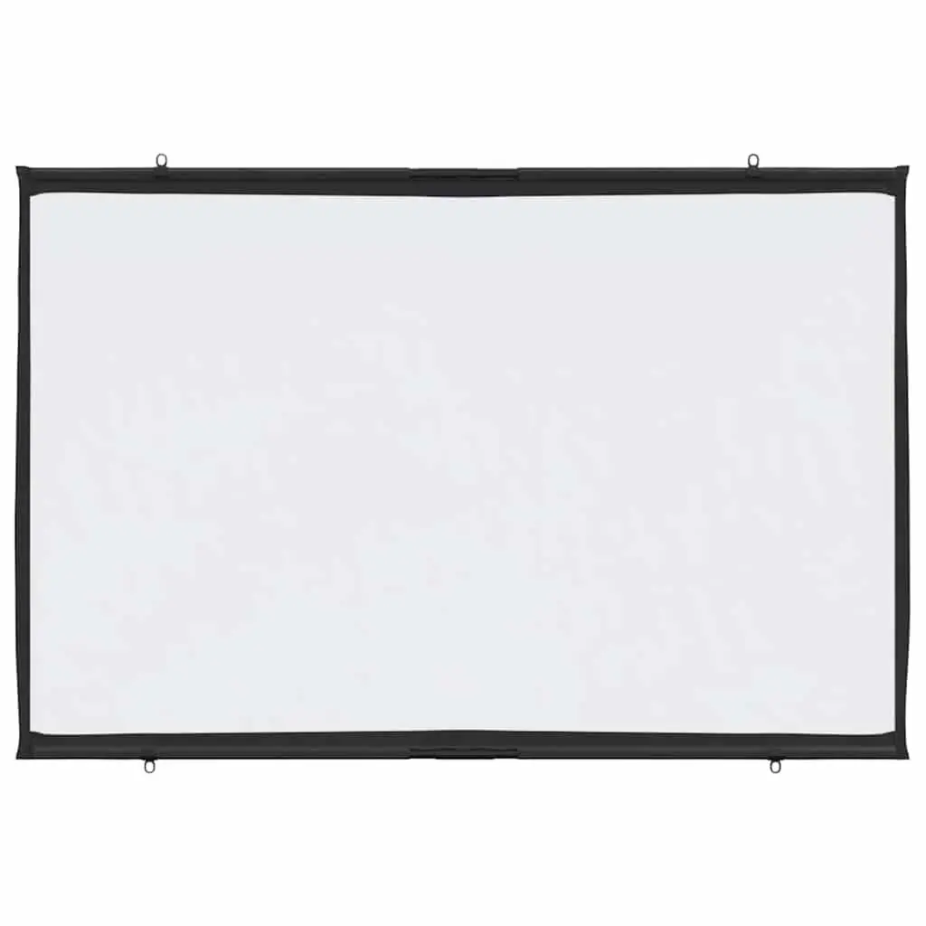 Projection Screen Wall-Hanging 60 Inch 16:9 White Matte Home Theater Office