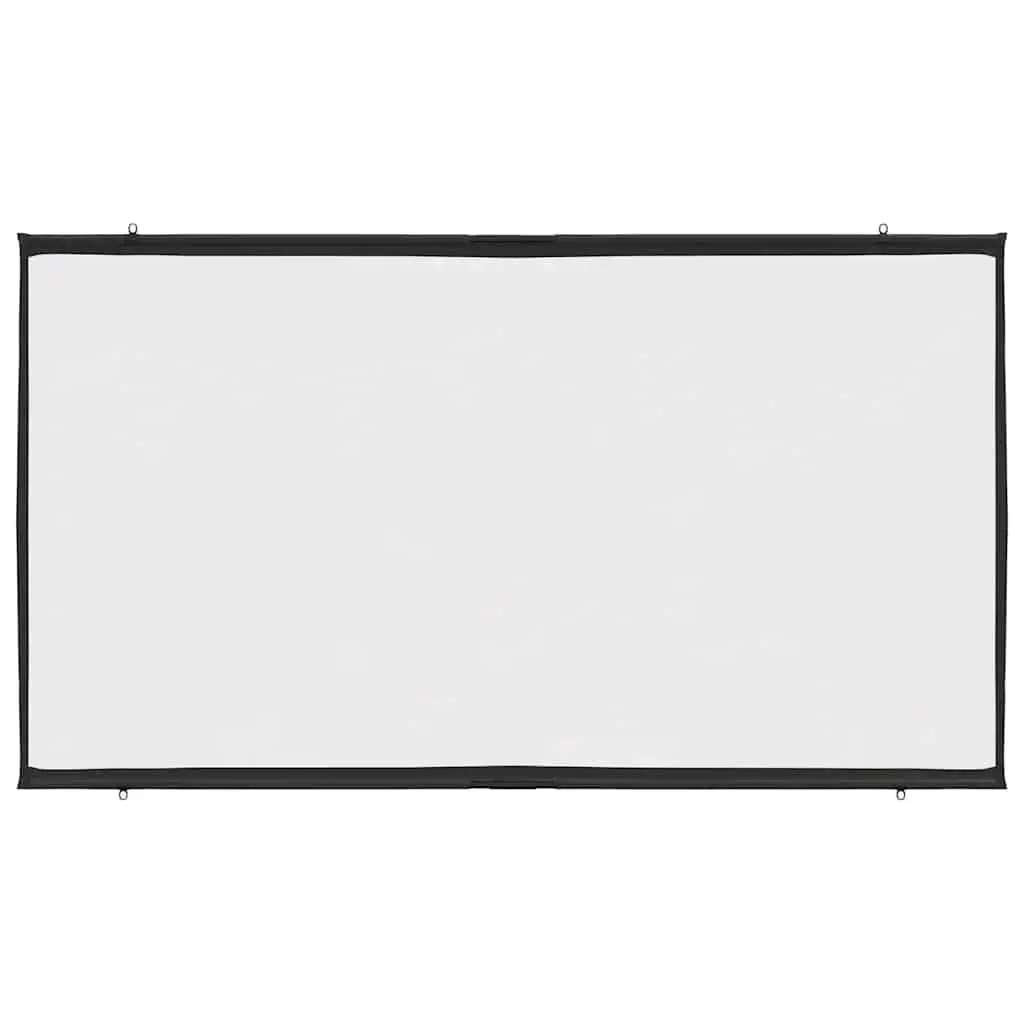 100 Inch 16:9 Projection Screen Wall-Hanging Matte White Home Theater Office