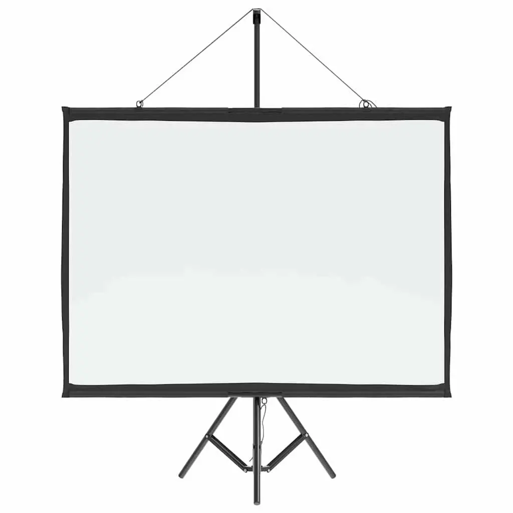 Projection Screen 50 Inch 4:3 Tripod Portable Matte for Home Theater Office