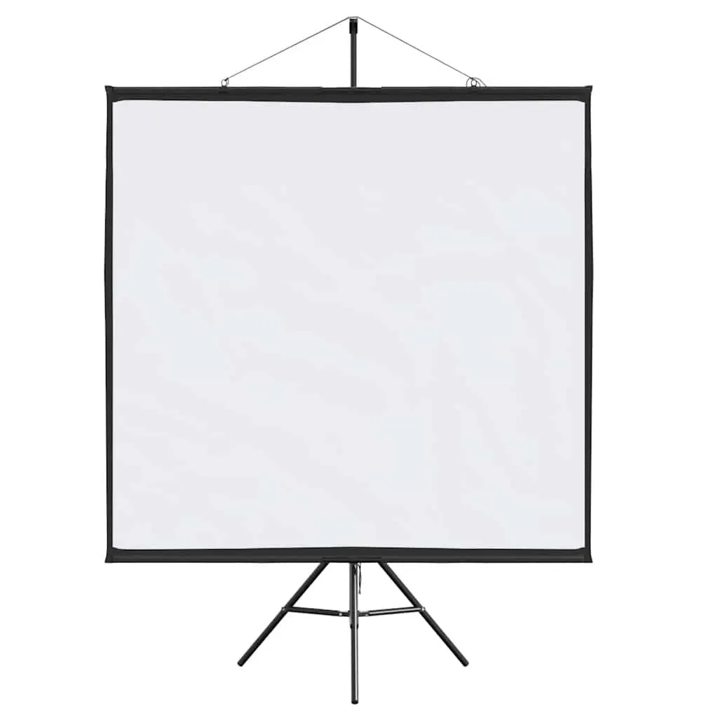 Projection Screen Portable 67 Inch Tripod Stand White