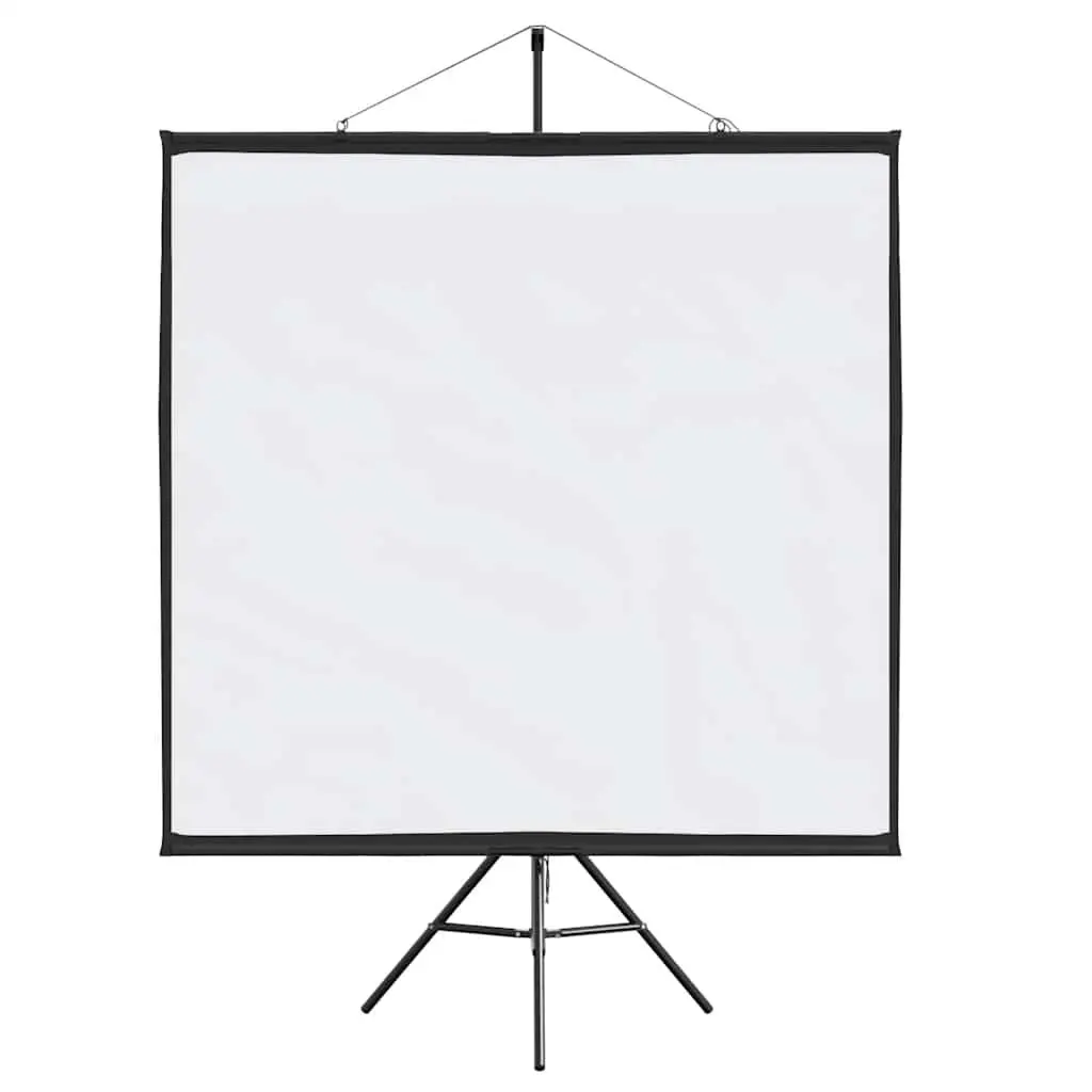 Projection Screen with Tripod Stand 81 Inch 1:1 Ratio Home Theater Classroom