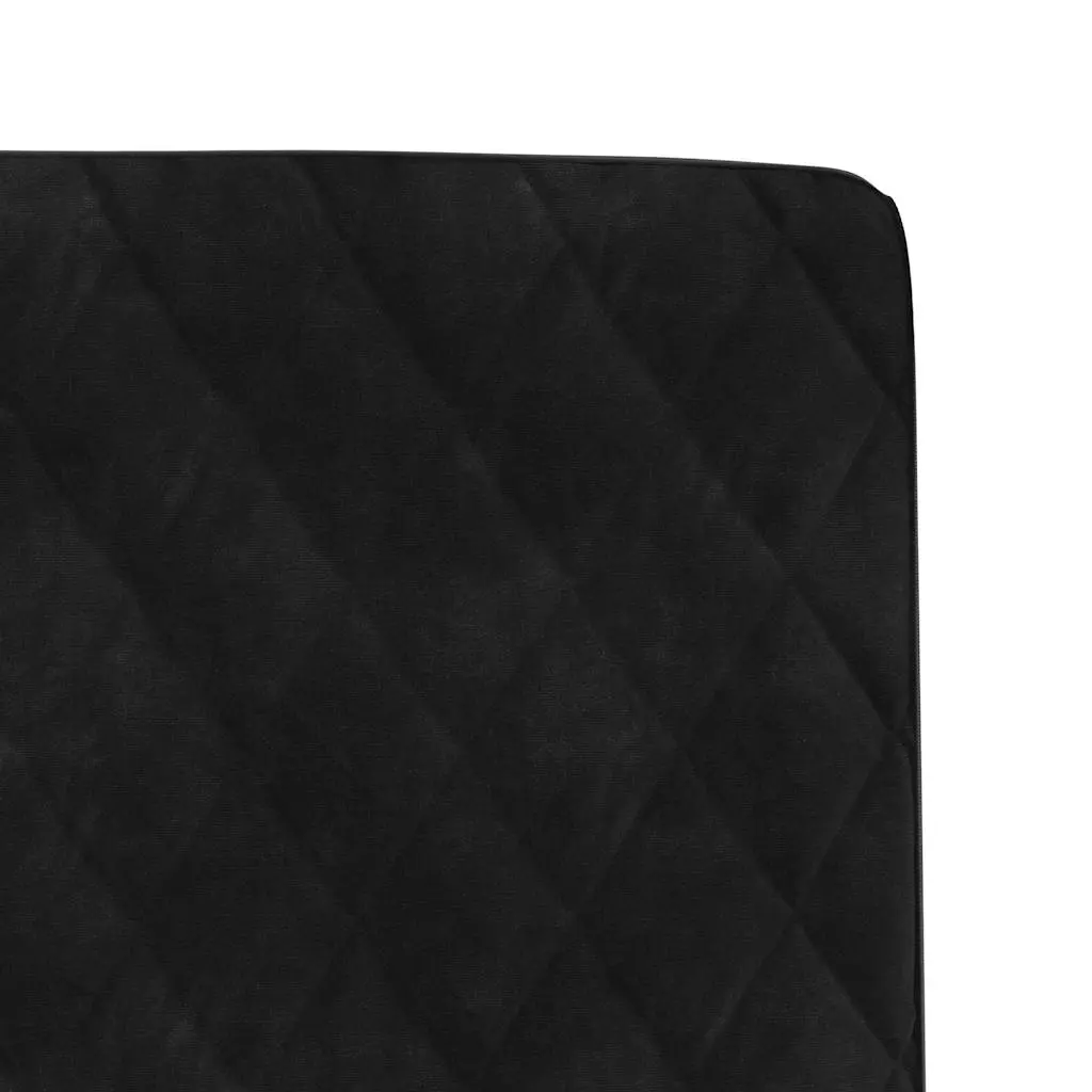 Dining Chairs 2 pcs Black Velvet Kitchen Room Seating