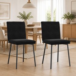 Comfortable Black Velvet Dining Chairs: A Practical Choice