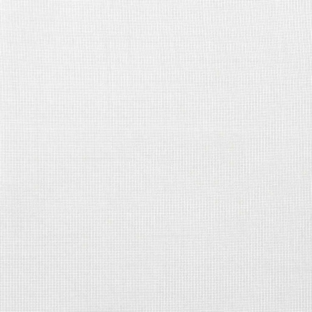Voile Curtains Semi-Transparent Window Panels 2 pcs White