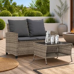 Reliable and Comfortable 2-Seater Garden Sofa Set