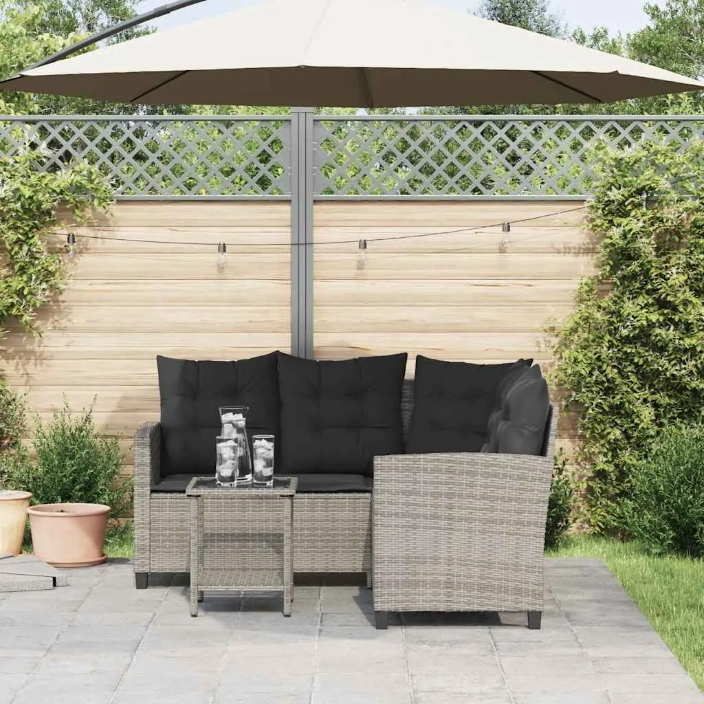 L-Shaped Garden Sofa with Comfort in Mind