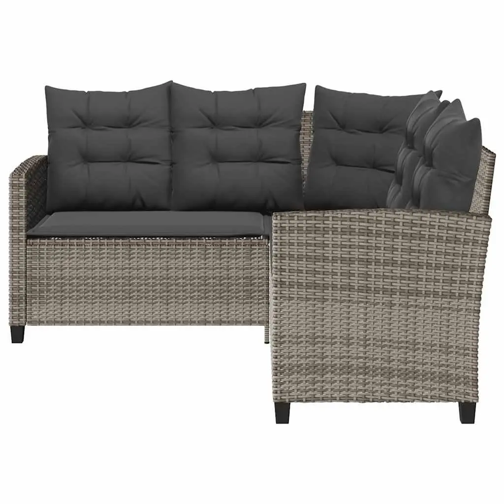 L-Shaped Garden Sofa with Comfort in Mind