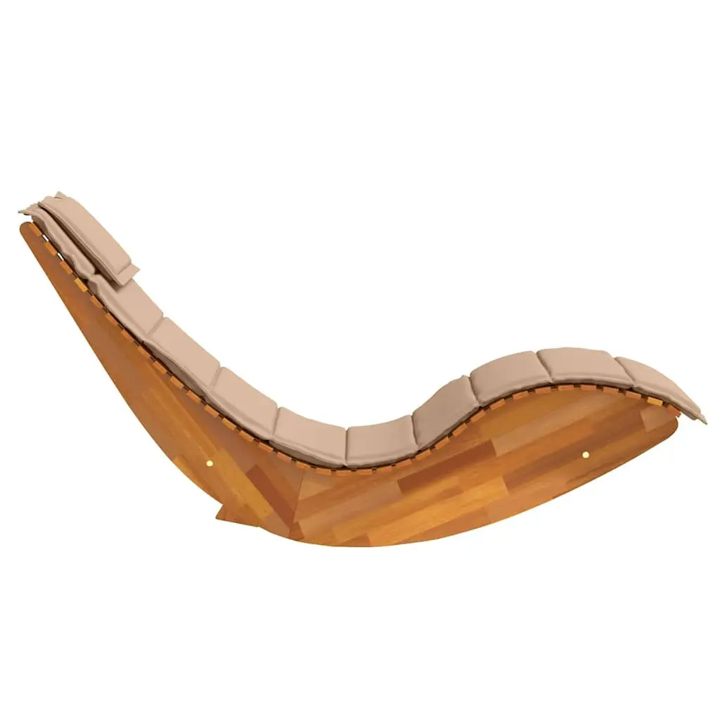 Wooden Rocking Lounger