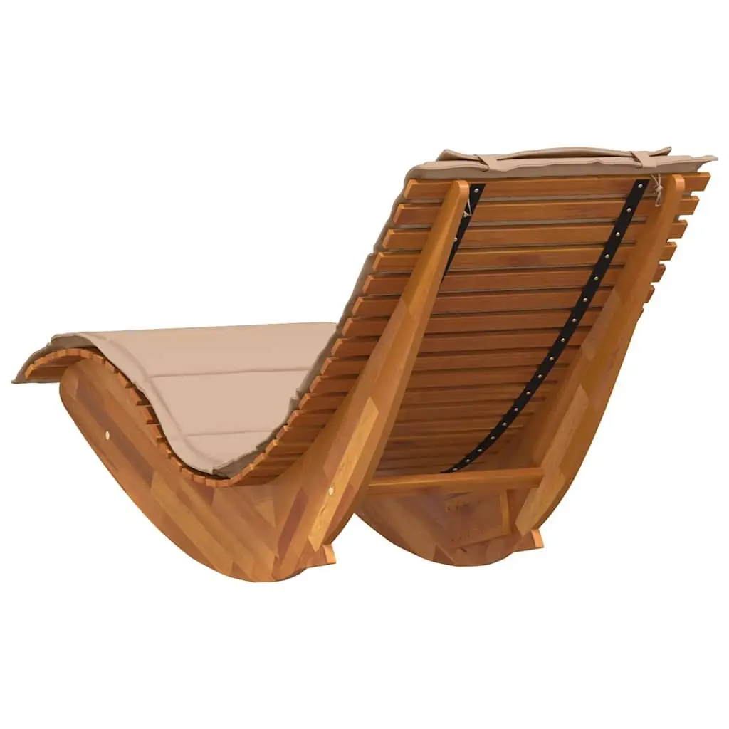 Wooden Rocking Lounger