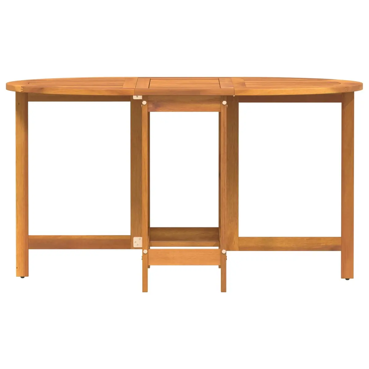 Folding Garden Table Outdoor Dining 110 x 60 x 72 cm Brown Acacia Wood