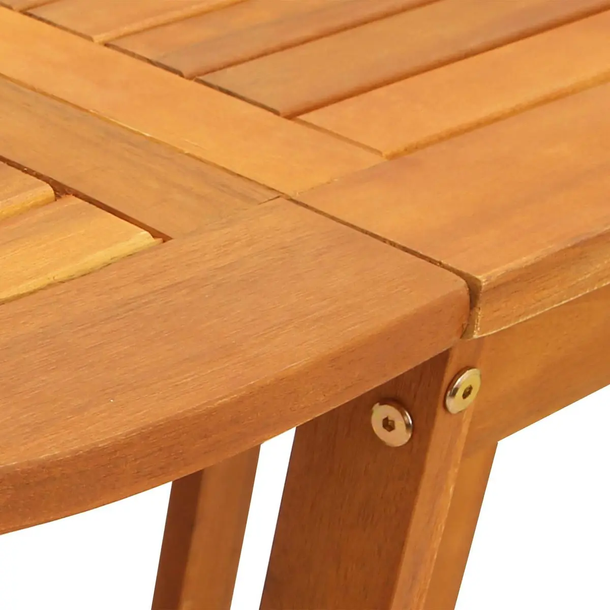 Folding Garden Table Outdoor Dining 110 x 60 x 72 cm Brown Acacia Wood