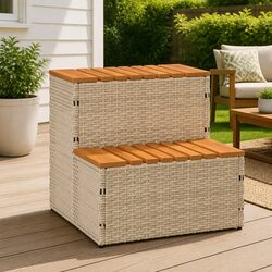 Reliable Beige Hot Tub Step 50x50x50.5cm for Easy Access