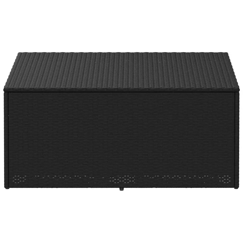 Black Garden Storage Box for Easy Organization