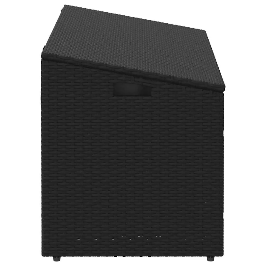 Black Garden Storage Box for Easy Organization