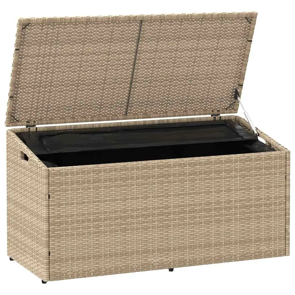 Beige Garden Storage Box with Ample Space