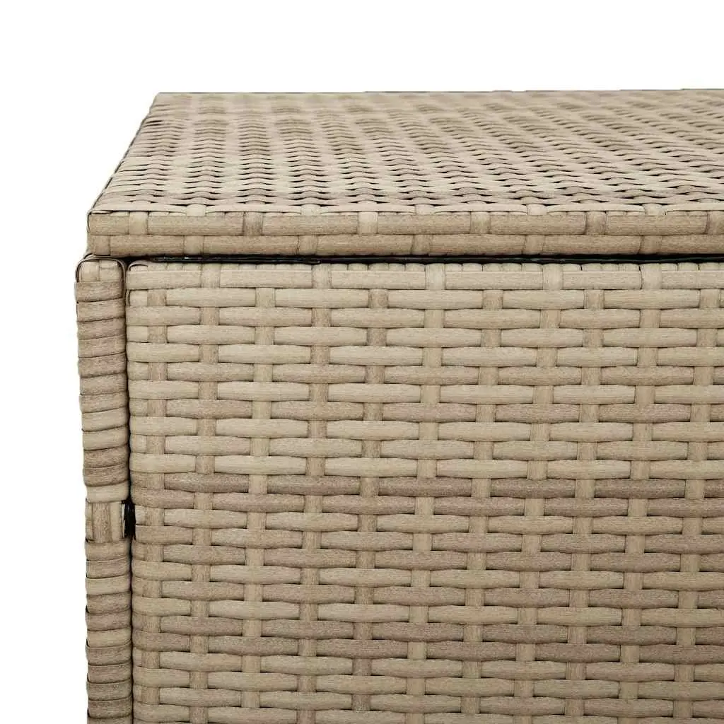 Beige Garden Storage Box with Ample Space