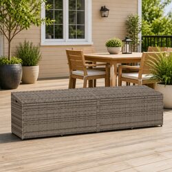 Reliable Grey Outdoor Storage Box for Your Essentials