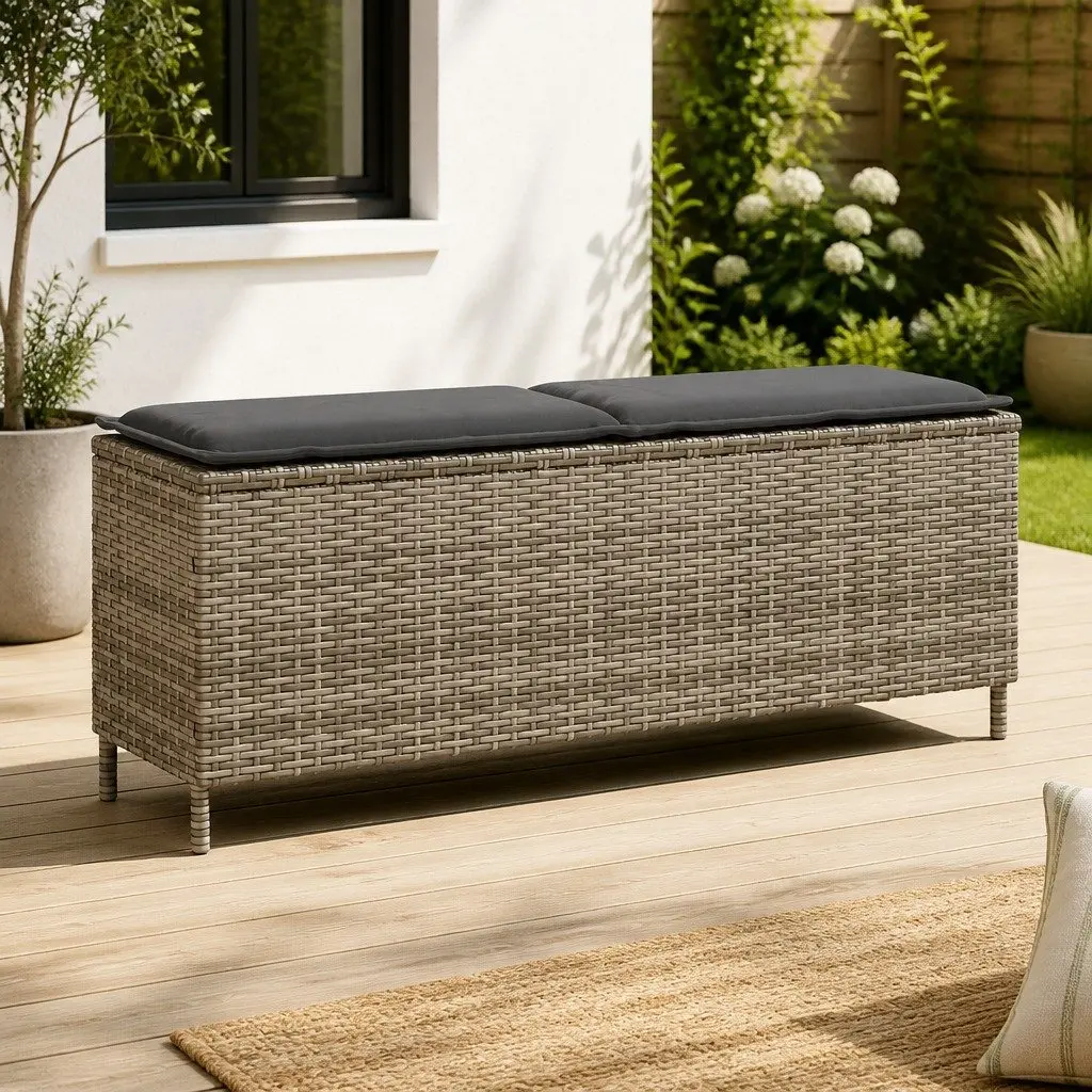 Garden Bench with Cushion