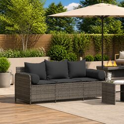 Comfortable and Reliable 3-Seater Garden Sofa