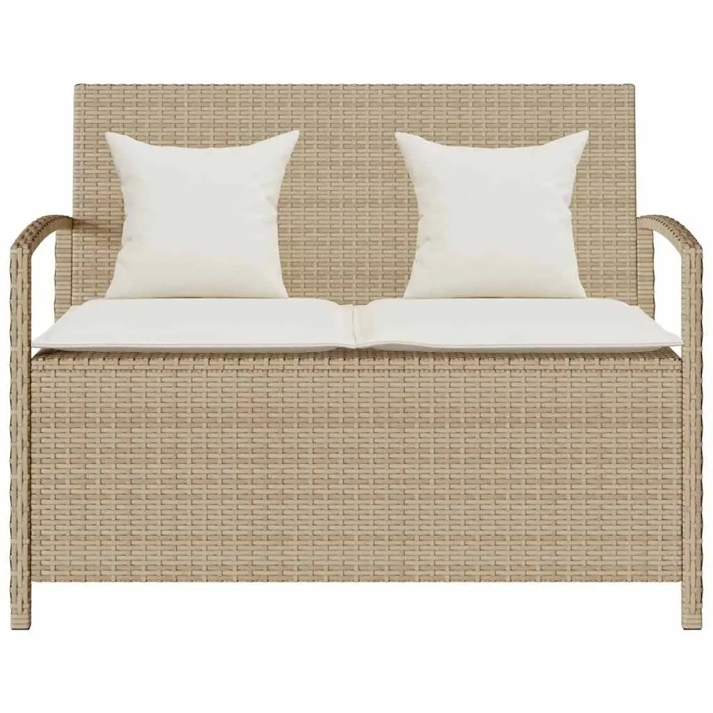 Garden Storage Bench with Soft Cushioning