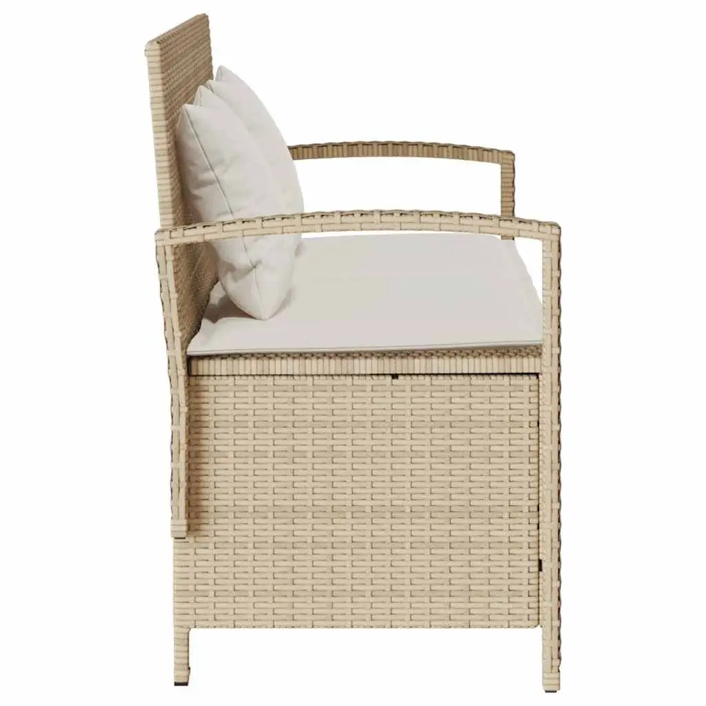 Garden Storage Bench with Soft Cushioning