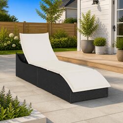 Reliable Folding Sun Lounger with Storage Bags